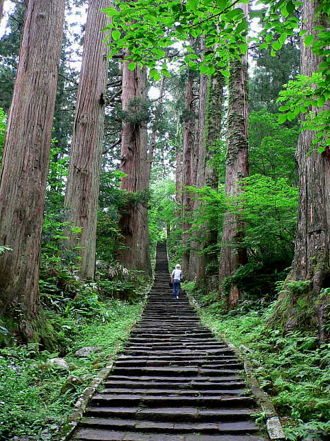 出羽三山神社 一の坂 写真