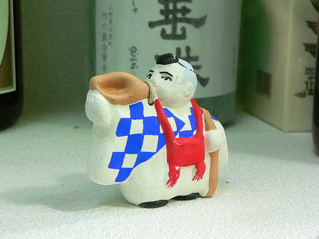 出羽三山神社 山伏の人形 写真