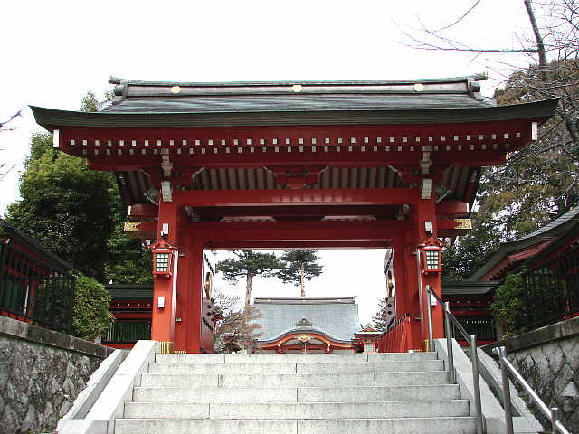東伏見稲荷神社 神門 写真