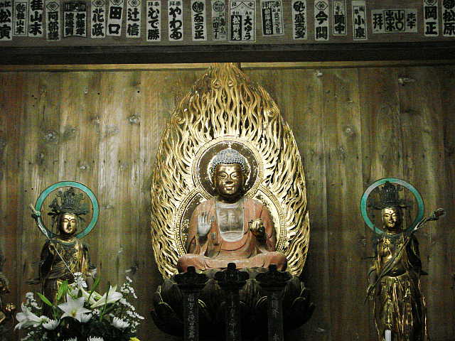 鎌倉 海蔵寺 薬師三尊像 写真