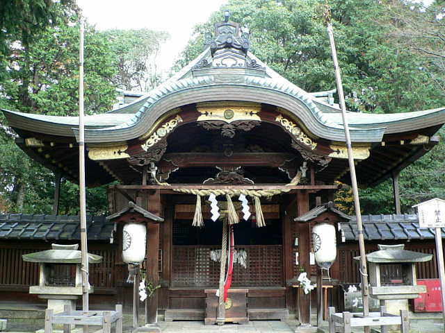 粟田神社 拝殿