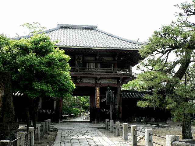 京都　本法寺 仁王門 写真