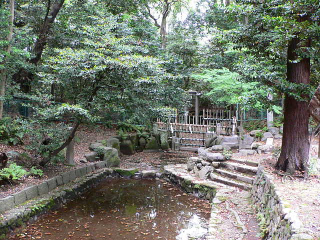 木嶋神社　元糺の池