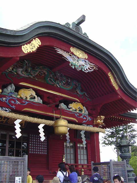 武蔵御嶽神社 拝殿 写真