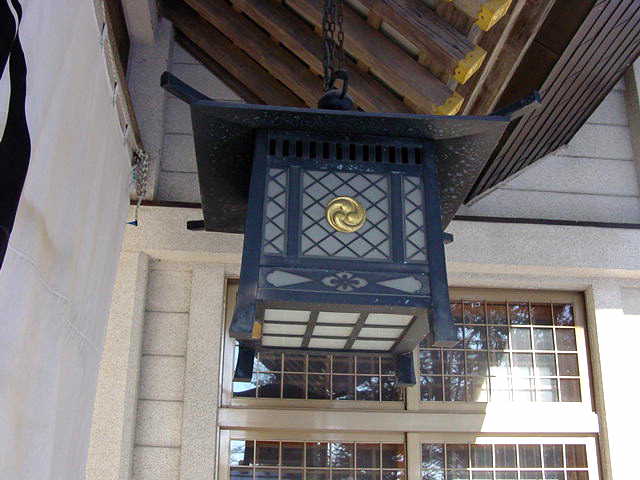 帯広神社 釣り灯籠 写真