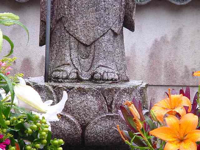 京都　鈴虫寺　幸福地蔵