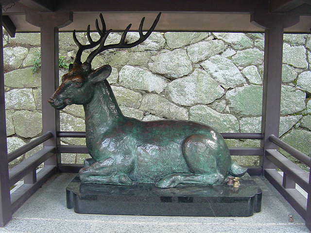 吉田神社 神鹿座像